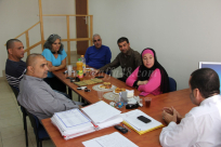  بالصور: مديرو مدارس يافا في زيارة تضامنية مع القاضي محمد رشيد زبدة